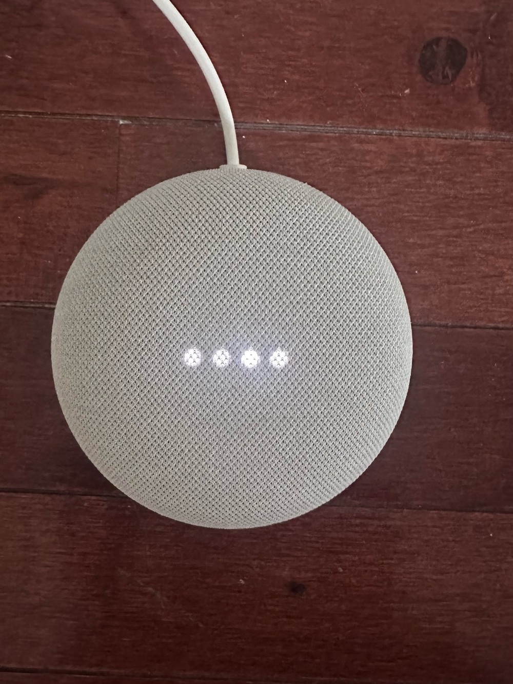 Google Nest Mini 2nd Generation in Chalk Gray - Picture 5 of 8